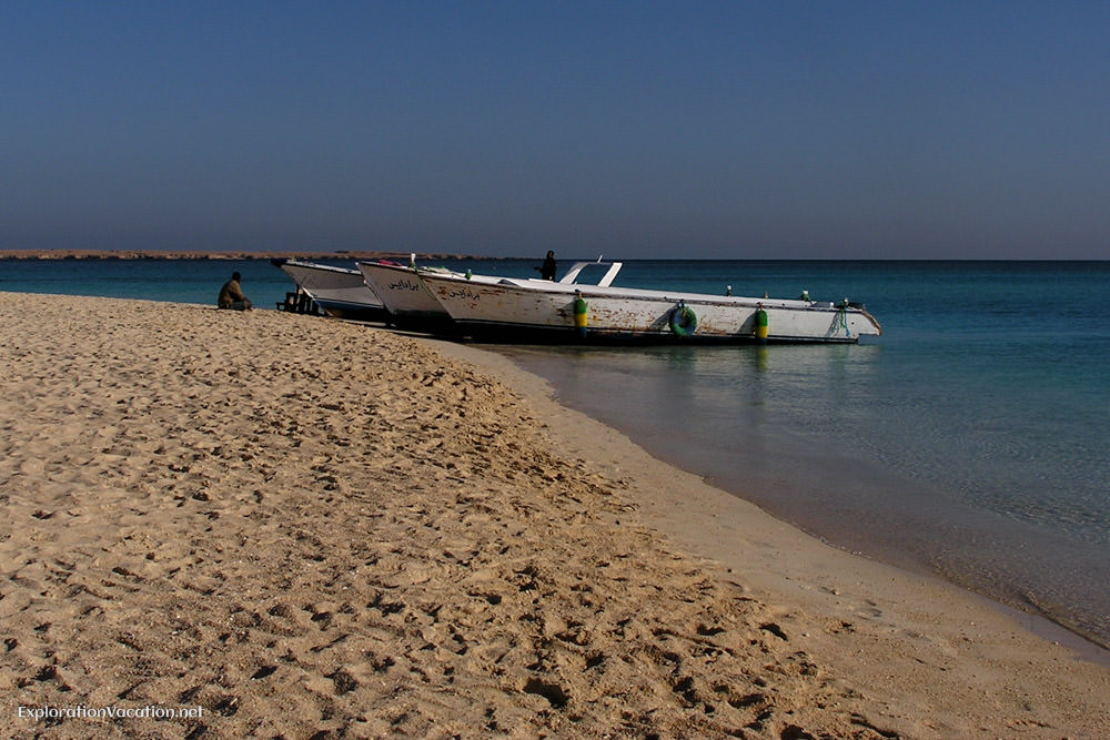 fishing boat on beach