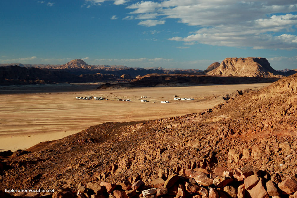 Bedouin Village in distance