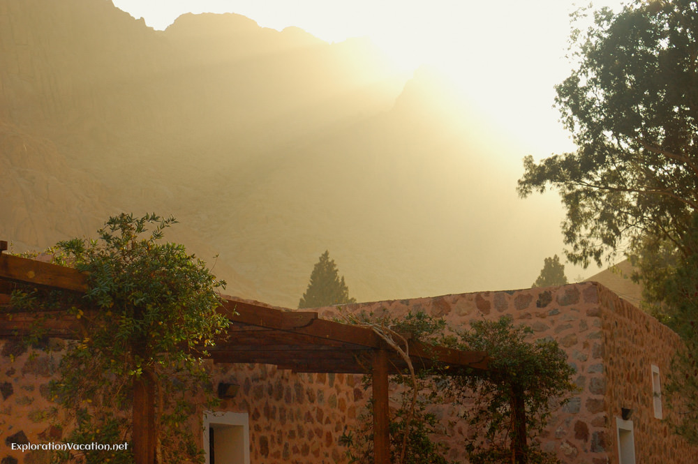 dawn over the monastery