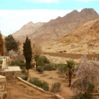 view behind the monastery