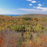 view from Britton Peak in fall