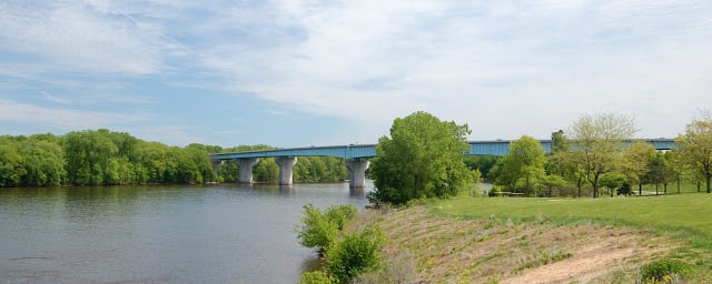 bridge crossing over the river