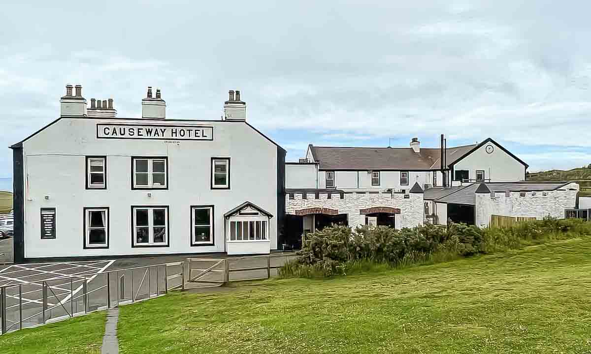photo of outside of Causeway Hotel near the Giant's Causeway in Northern Ireland &copy; Penney Anderson - ExplorationVacation.net