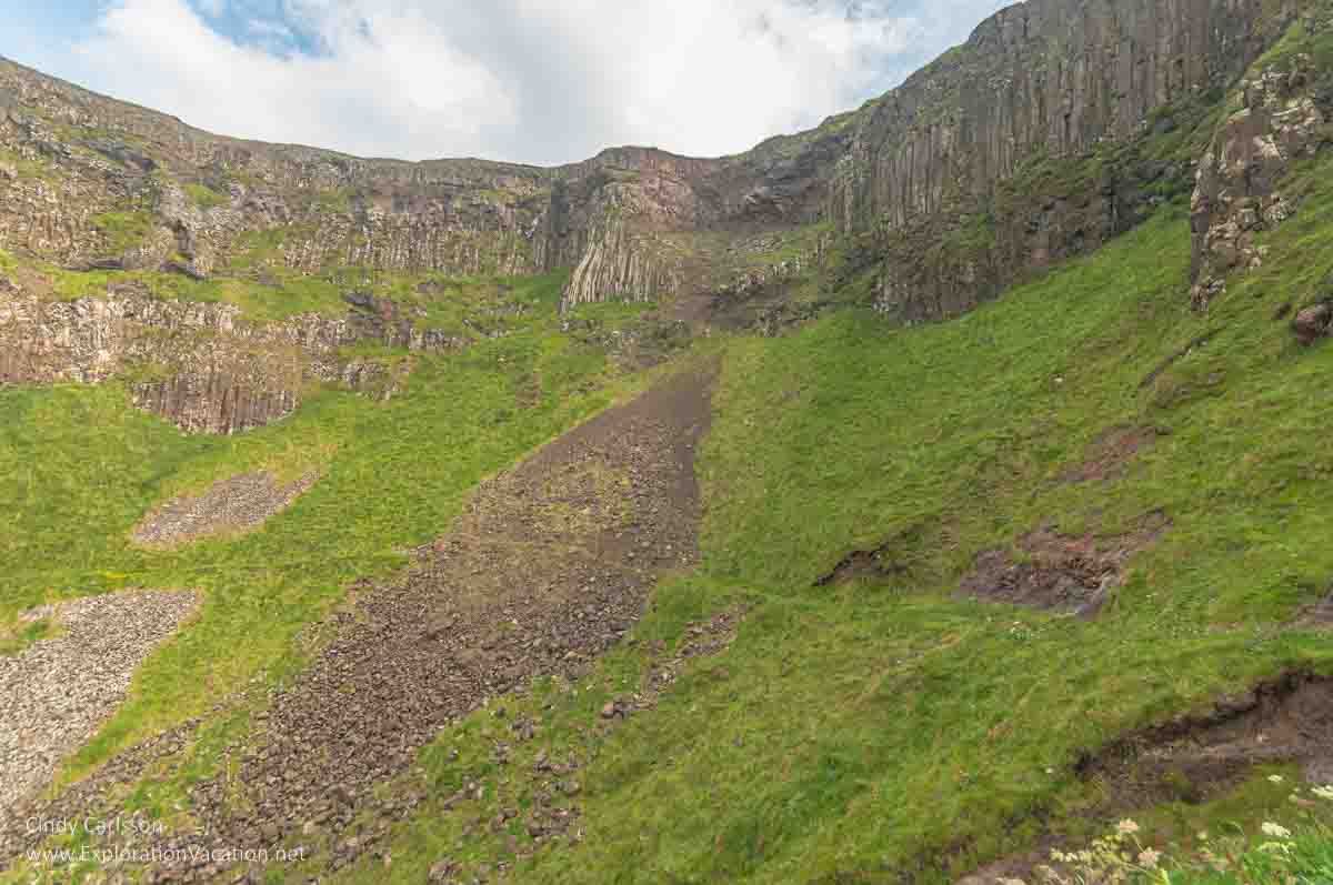 photo of Amphitheater area at the Giant's Causeway UNESCO World Heritage site in Northern Ireland &copy; Cindy Carlsson - ExplorationVacation.net
