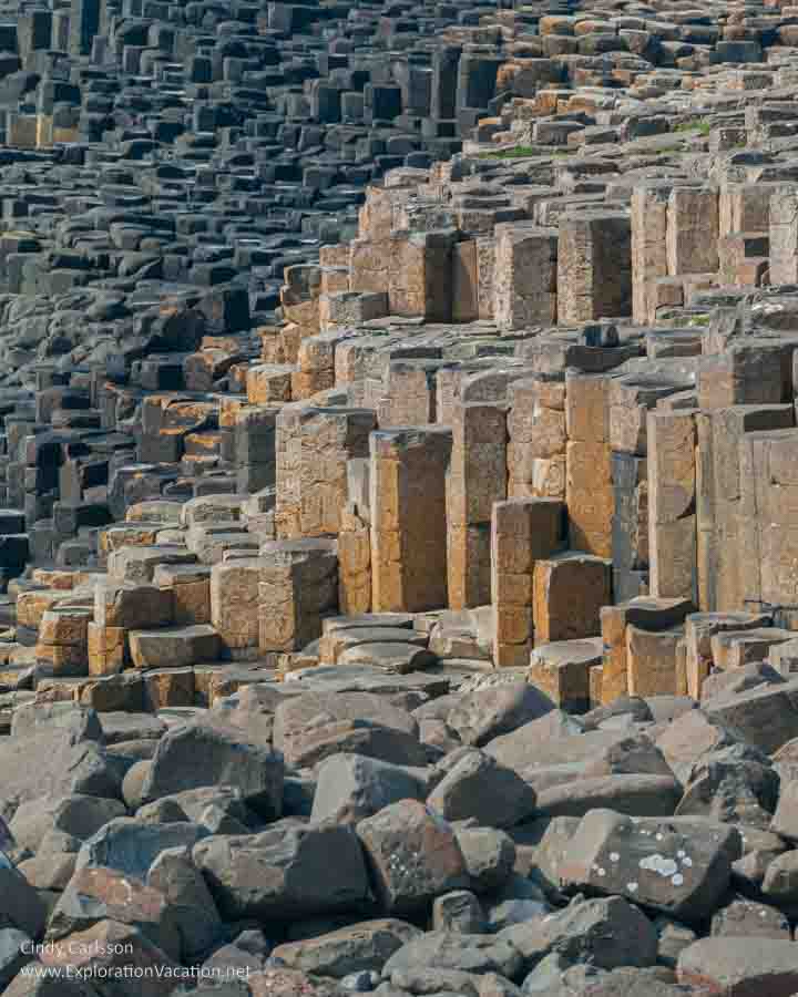 photo of the causeway stones at the Giant's Causeway UNESCO World Heritage site in Northern Ireland &copy; Cindy Carlsson - ExplorationVacation.net