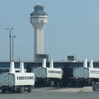 mobile lounges at Dulles airport