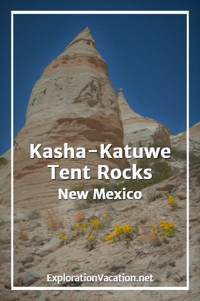 Pin with text for Kasha-Katuwe Tent Rocks
