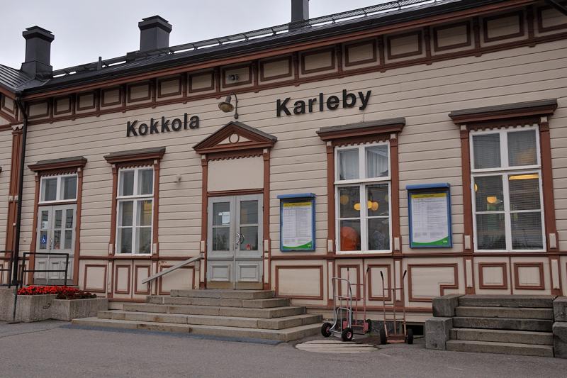 old wooden rail station