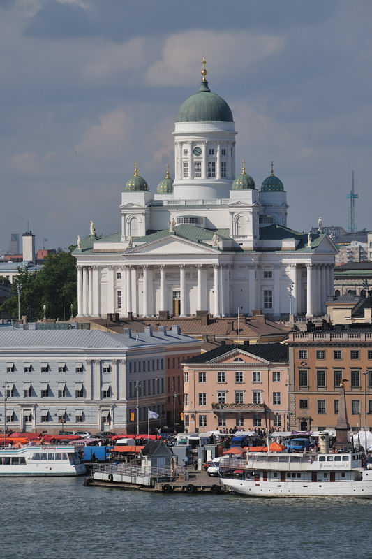 Helsinki cathedral from the water