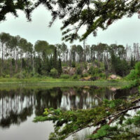 lake at the end of the Gunflint Trail