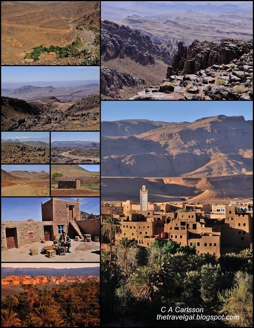 Mountain scenery and Kasbahs