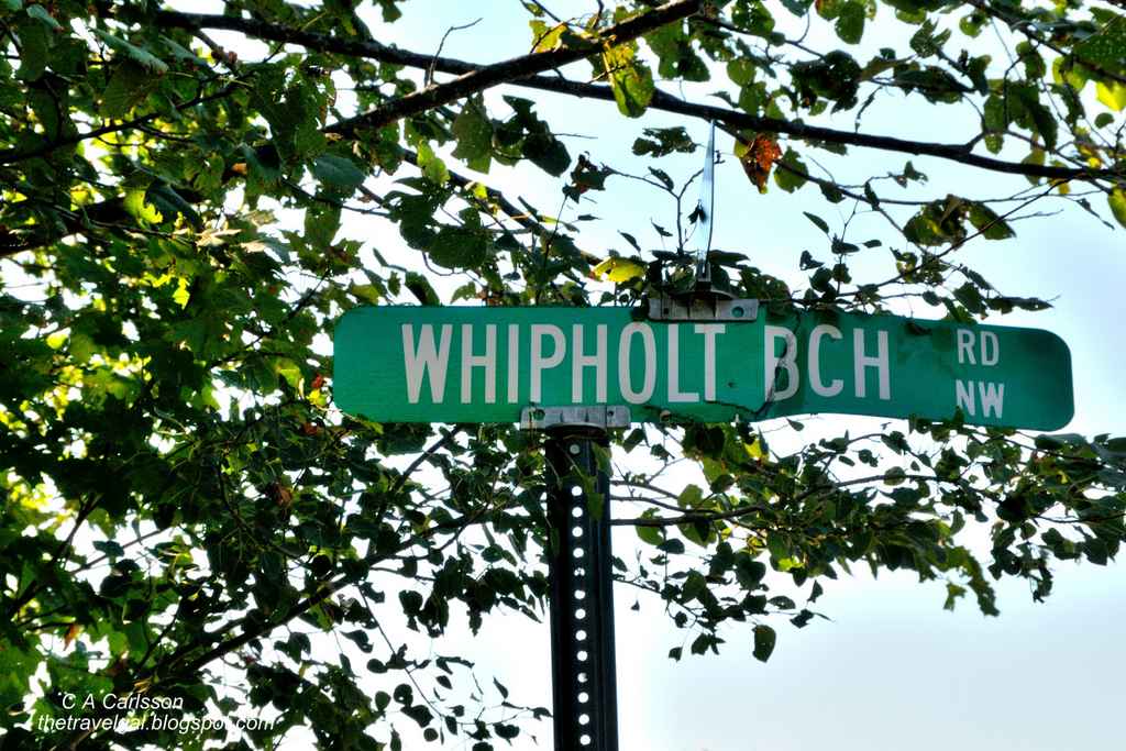 10-Leech Lake 24 DSC_5255 Whipholt Beach Road sign in Minnesota