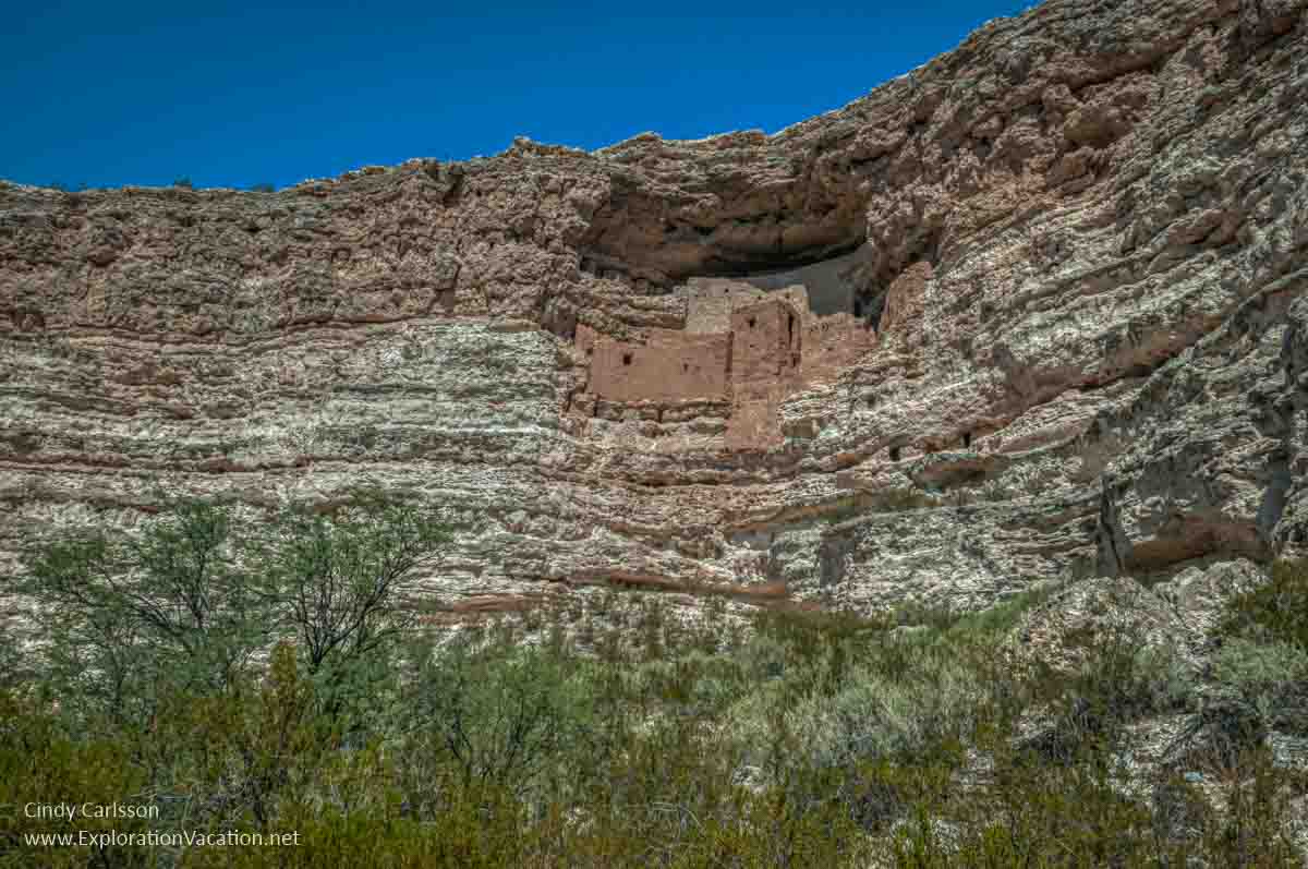 cliff dwellings at Montezuma Castle