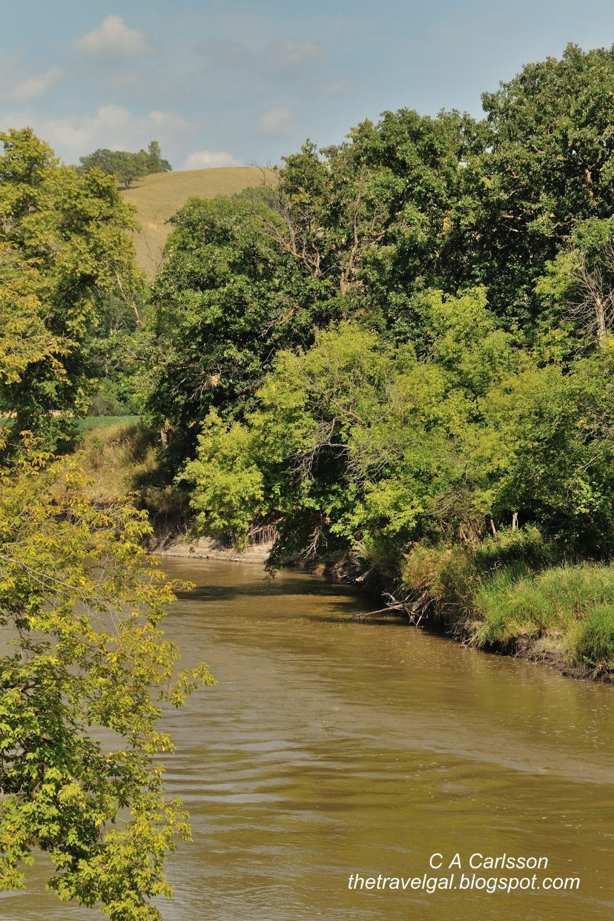 DSC_5161 Sheyenne River in Fort Ransom in North Dakota