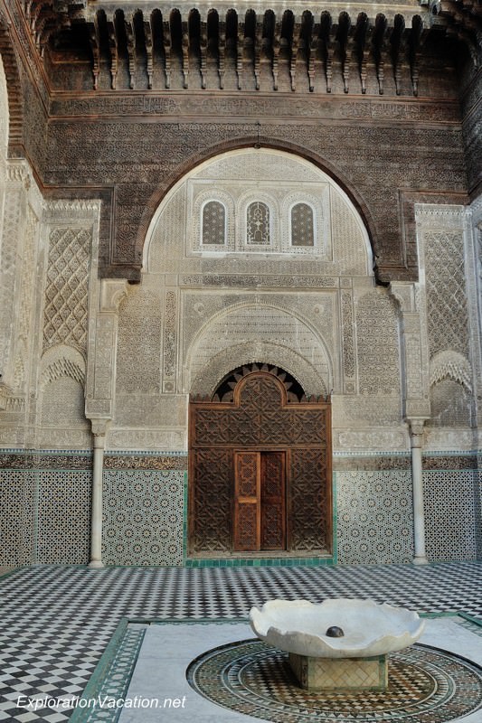 El-Attarine Medersa in F&egrave;s Morocco -1 DSC_1161
