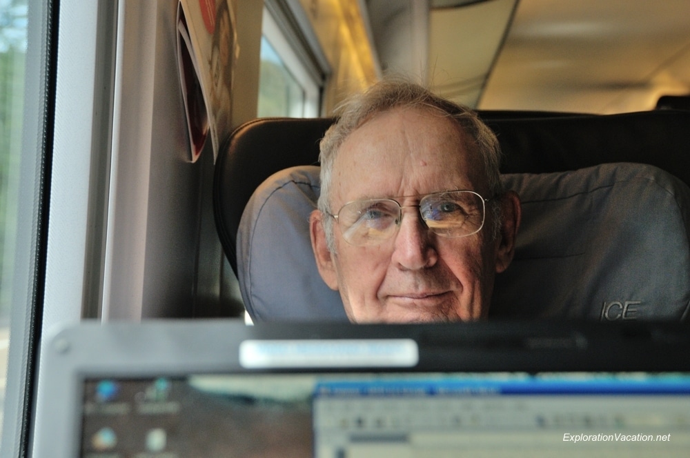 dad 2010 DSC_5718 on the train in Germany