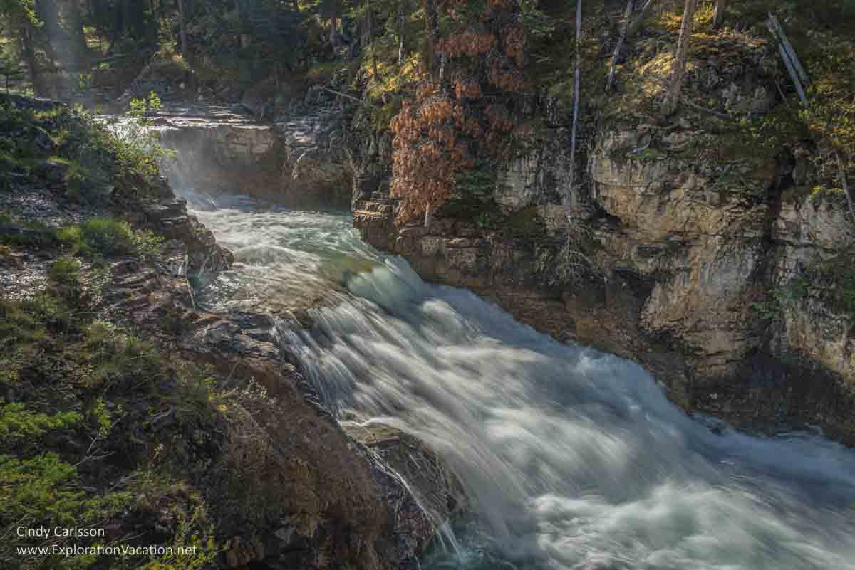 Photo of Beauty Creek in Jasper National Park, part of the Canadian Rocky Mountain Parks UNESCO World Heritage site &copy; Cindy Carlsson ExplorationVacation.net