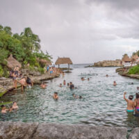 lagoon at Xcaret Mexico