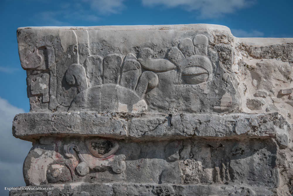 Temple of the Frescoes at Tulum - ExplorationVacation.net