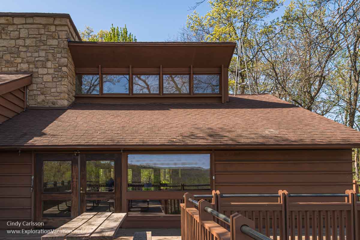 photo of a portion of the visitor center at Minnesota's Wild River State Park © Cindy Carlsson at ExplorationVacation.net