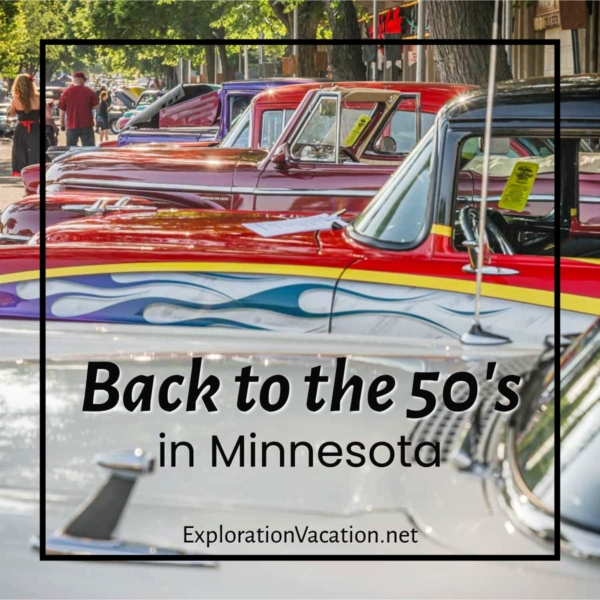Link to photos and story about Back to the 50's in Minnesota on ExplorationVacation.net