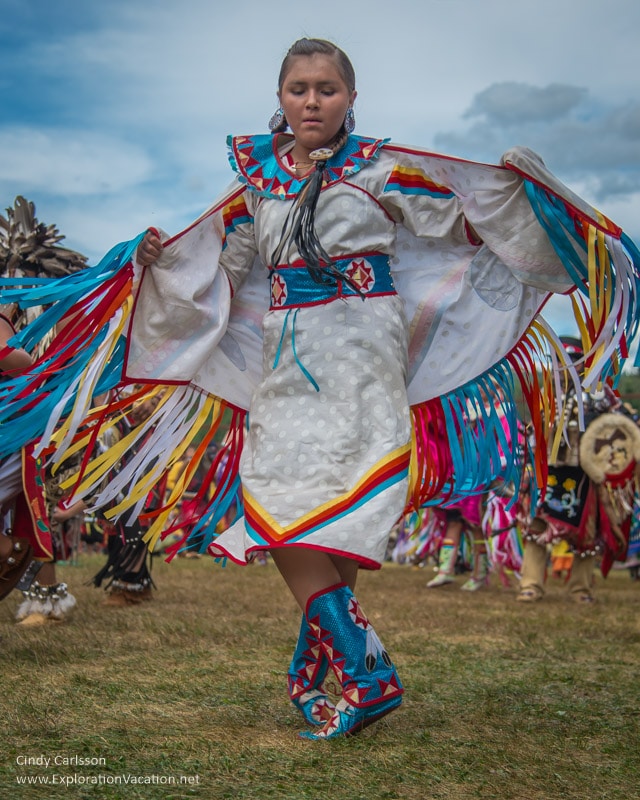 Shawl dance Grand Portage Powwow 