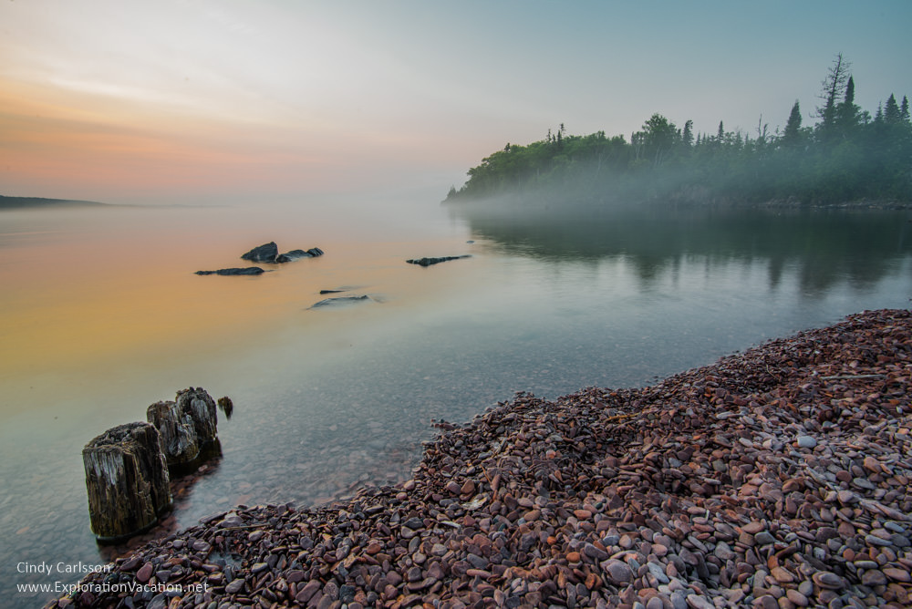 sunrise along the beach