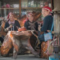 women sewing at TaPhin village