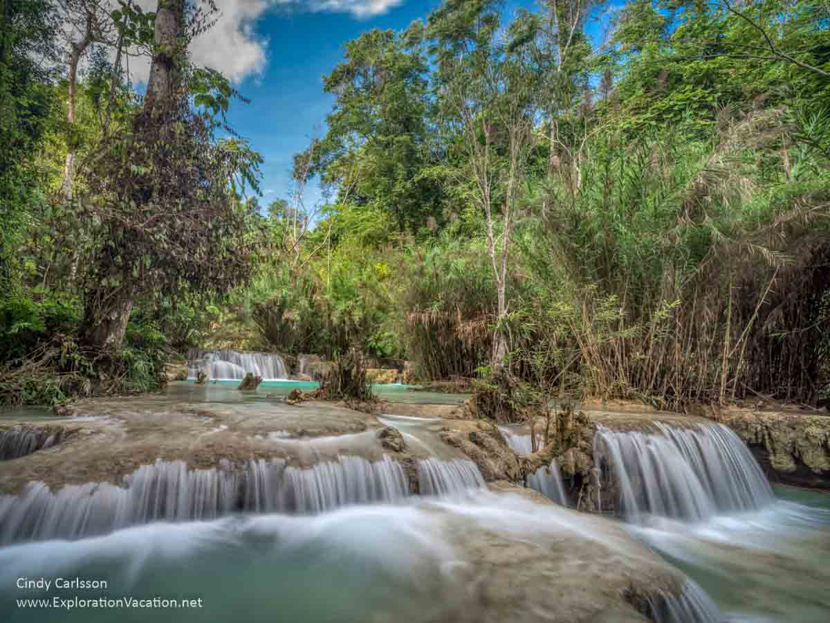 small waterfalls