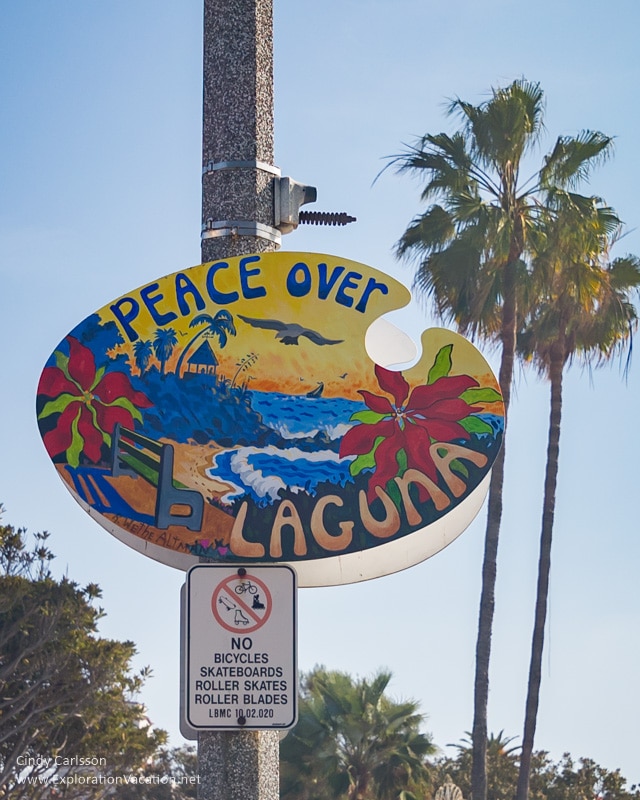 Laguna Beach city sign