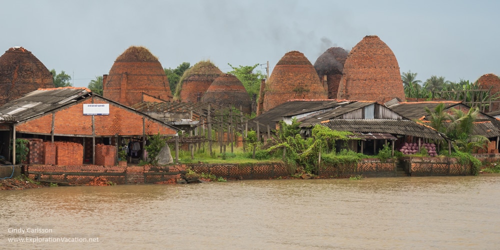 Brick kilns Mekong Delta Vietnam - ExplorationVacation.net