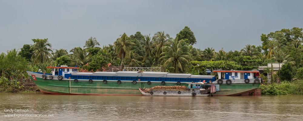 boat Mekong Delta Vietnam - ExplorationVacation.net