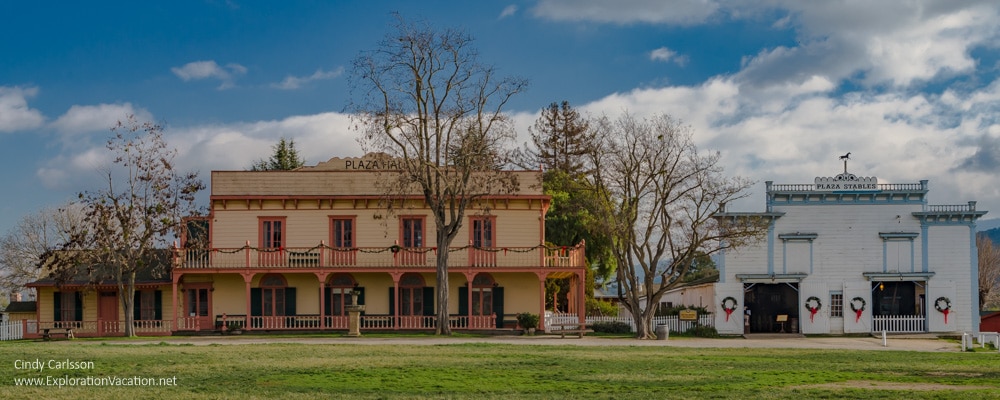 Zanetta house and plaza stable San Juan Butista California 