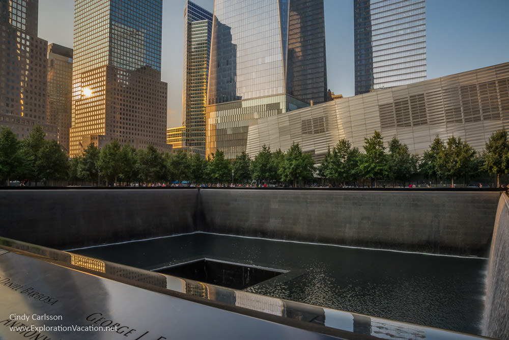 9-11 memorial in NYC - www.ExplorationVacation.net