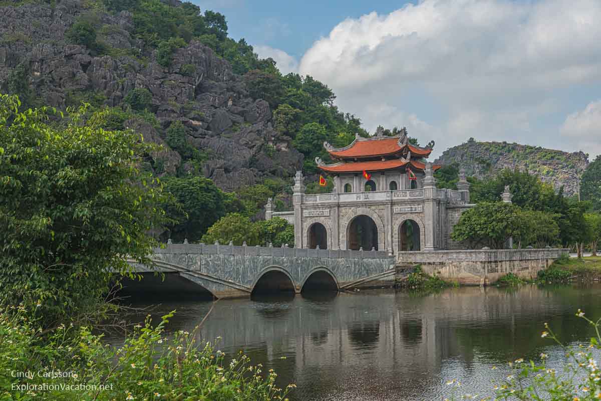 traditional Vietnamese gate to a city in Hoa Lu