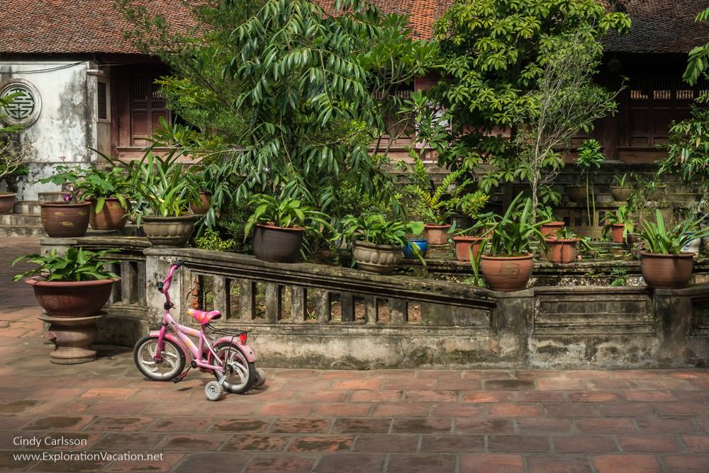 courtyard Mia Pagoda Duong Lam village Vietnam - www.ExplorationVacation.net