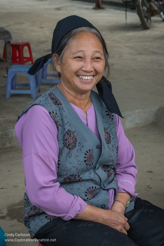 woman at market in northern Vietnam - Exploration Vacation