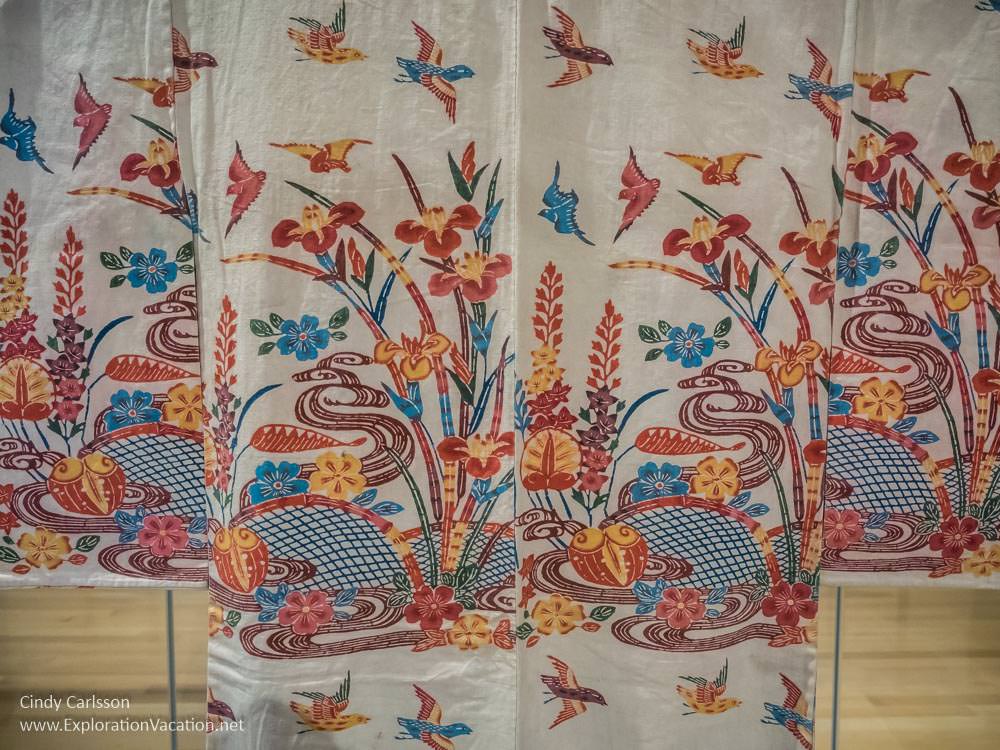 Bingata from Okinawa Textile Museum Washington DC - Exploration Vacation 