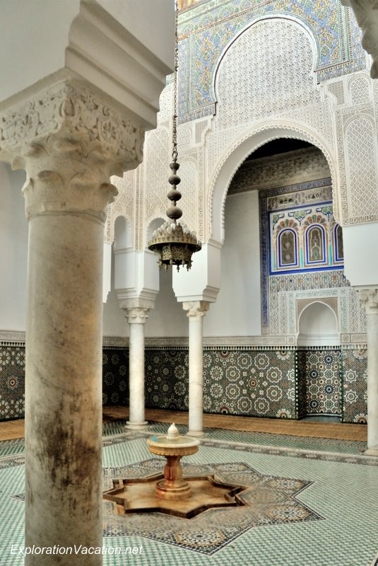 Mausoleum of Moulay Ismael Mekness Morocco - www.ExplorationVacation.net