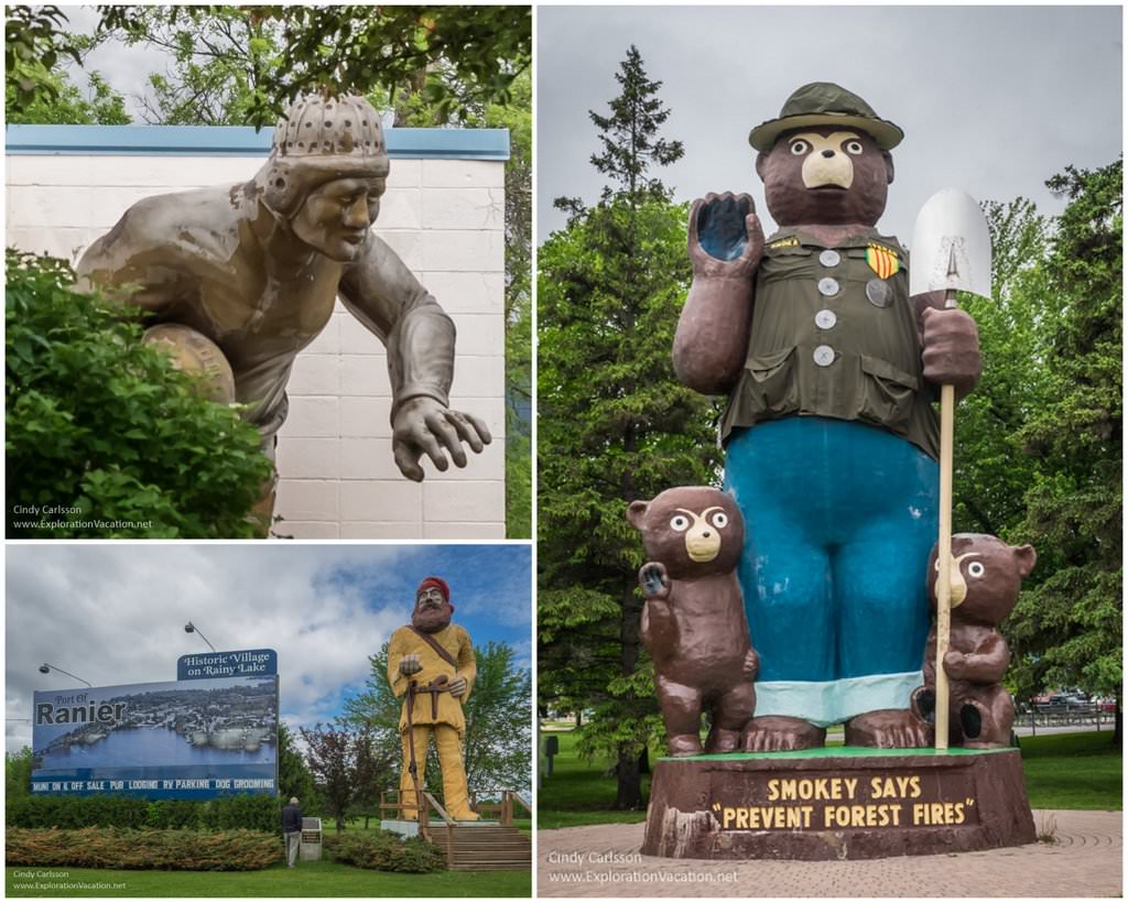 International falls Minnesota giant sculpture - www.explorationvacation.net