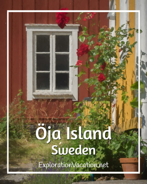 A painted garden in #Landsort on Oja Island in Sweden's Stockholm Archipelago - ExplorationVacation #VisitSweden #summergarden