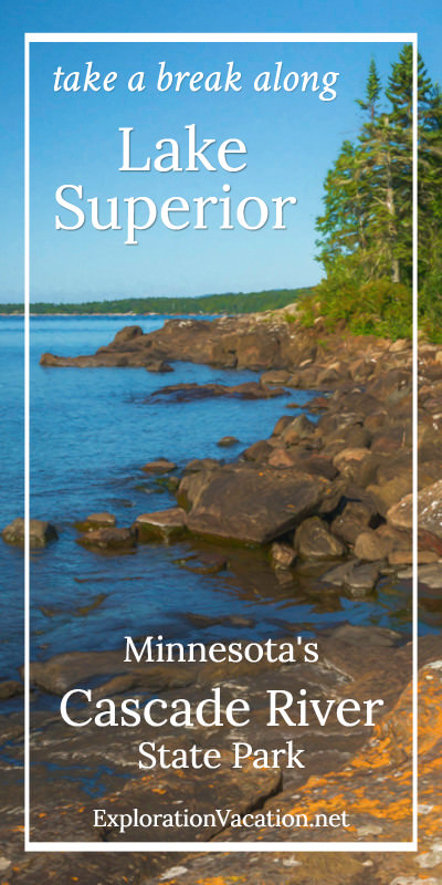 Picnic along Lake Superior or just play on the rocks at Minnesota's Cascade River State Park - ExplorationVacation.net