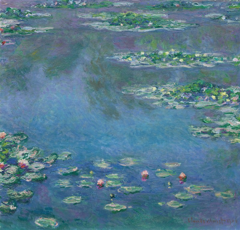 Monet water lilies Photo from the Art Institute of Chicago