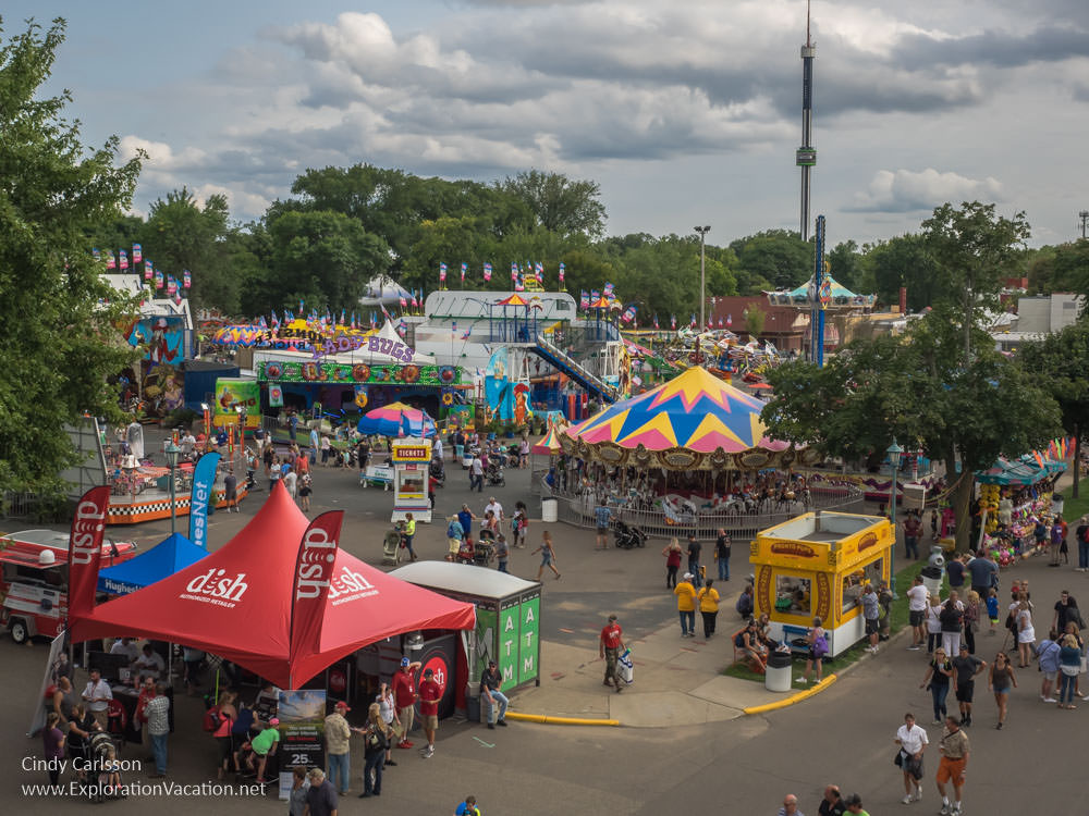 Minnesota State Fair View from the SkyGlider - www.ExplorationVacation.net