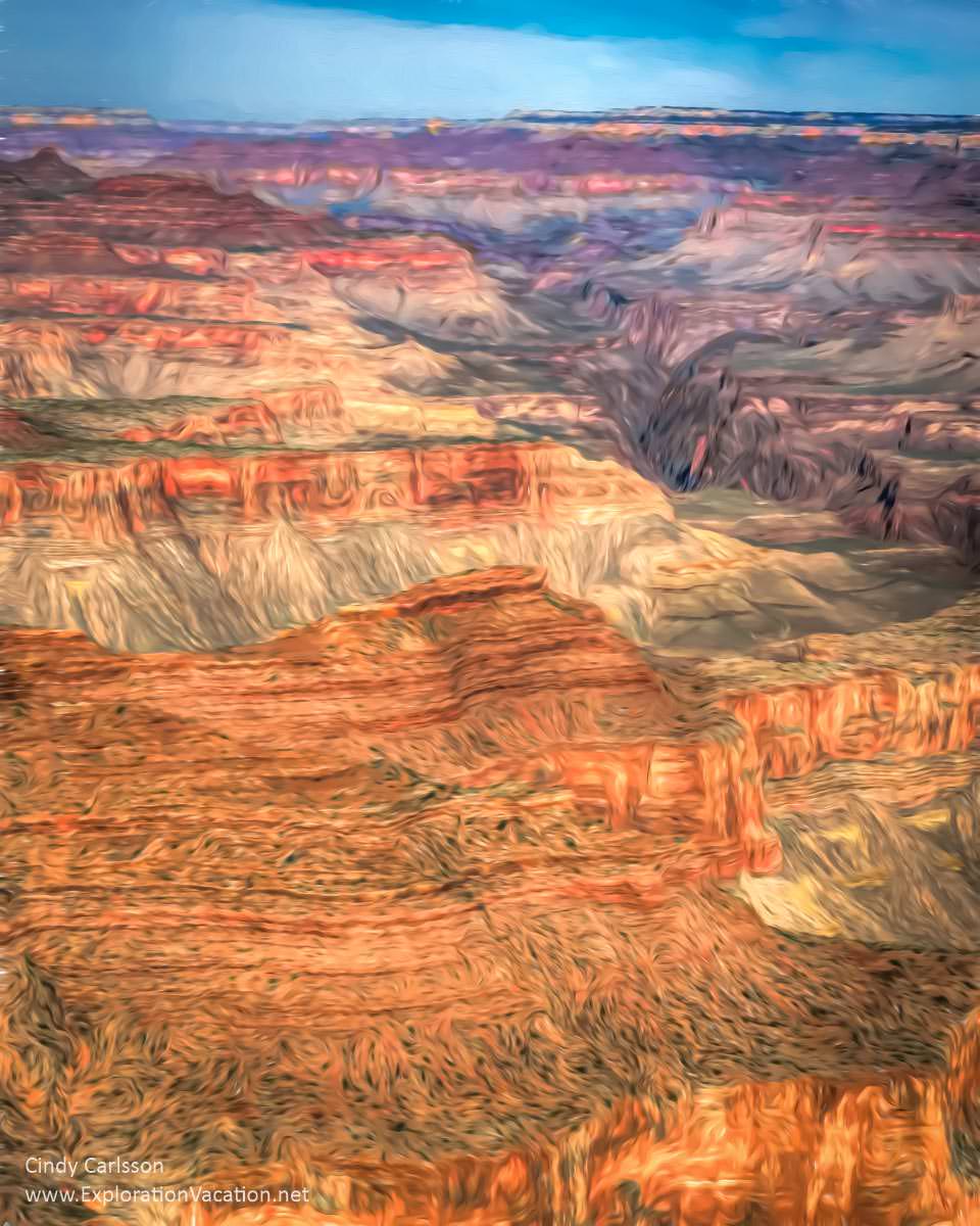 View of the grand canyon 