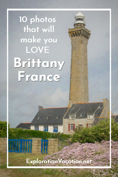 Photo painting of a lighthouse in Brittany