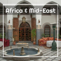 Riad with text "Africa and Mid-East"
