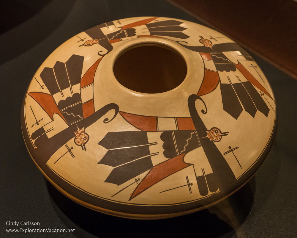 Hopi pottery by Rachel Sahmie Nampeyo Western Spirit Scottsdale Arizona - www.ExplorationVacation.net