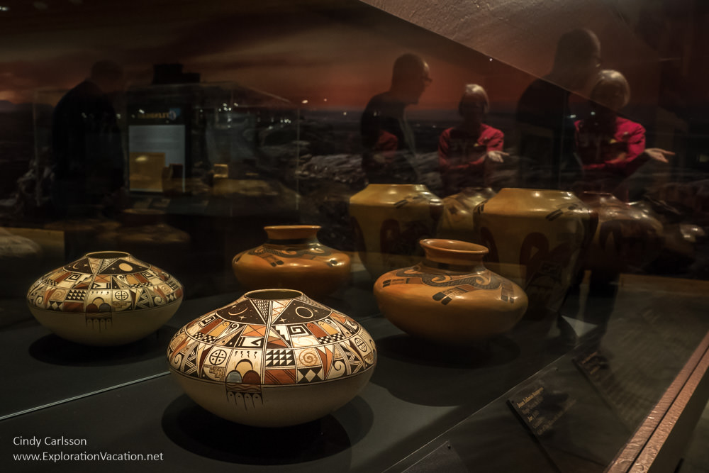 Hopi pottery at Western Spirit Scottsdale Arizona - www.ExplorationVacation.net