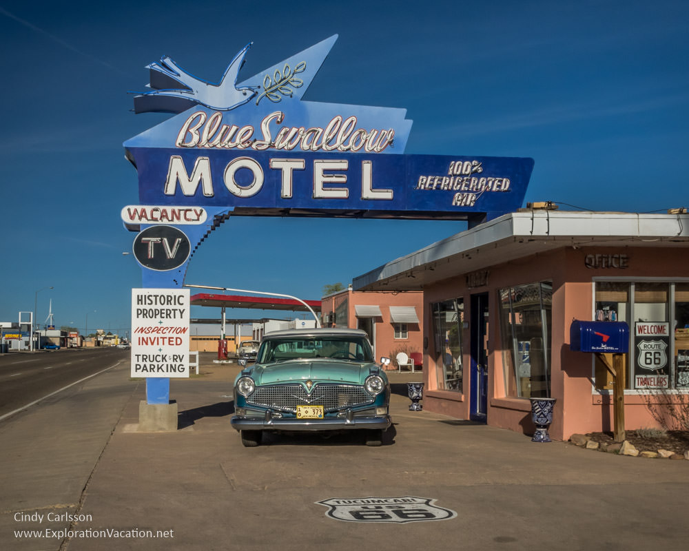 Historic Route 66 in Tucumcari New Mexico Exploration 